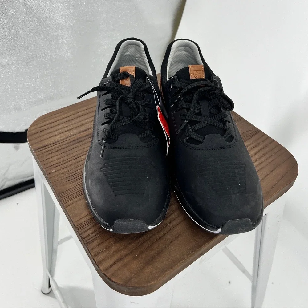 Deer Stags Cranston Mens Black Water Repellent Sneakers Size 9.5 M NWT